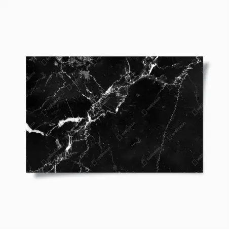 Poster marbre noir veiné pour décoration murale – Wallnifity®