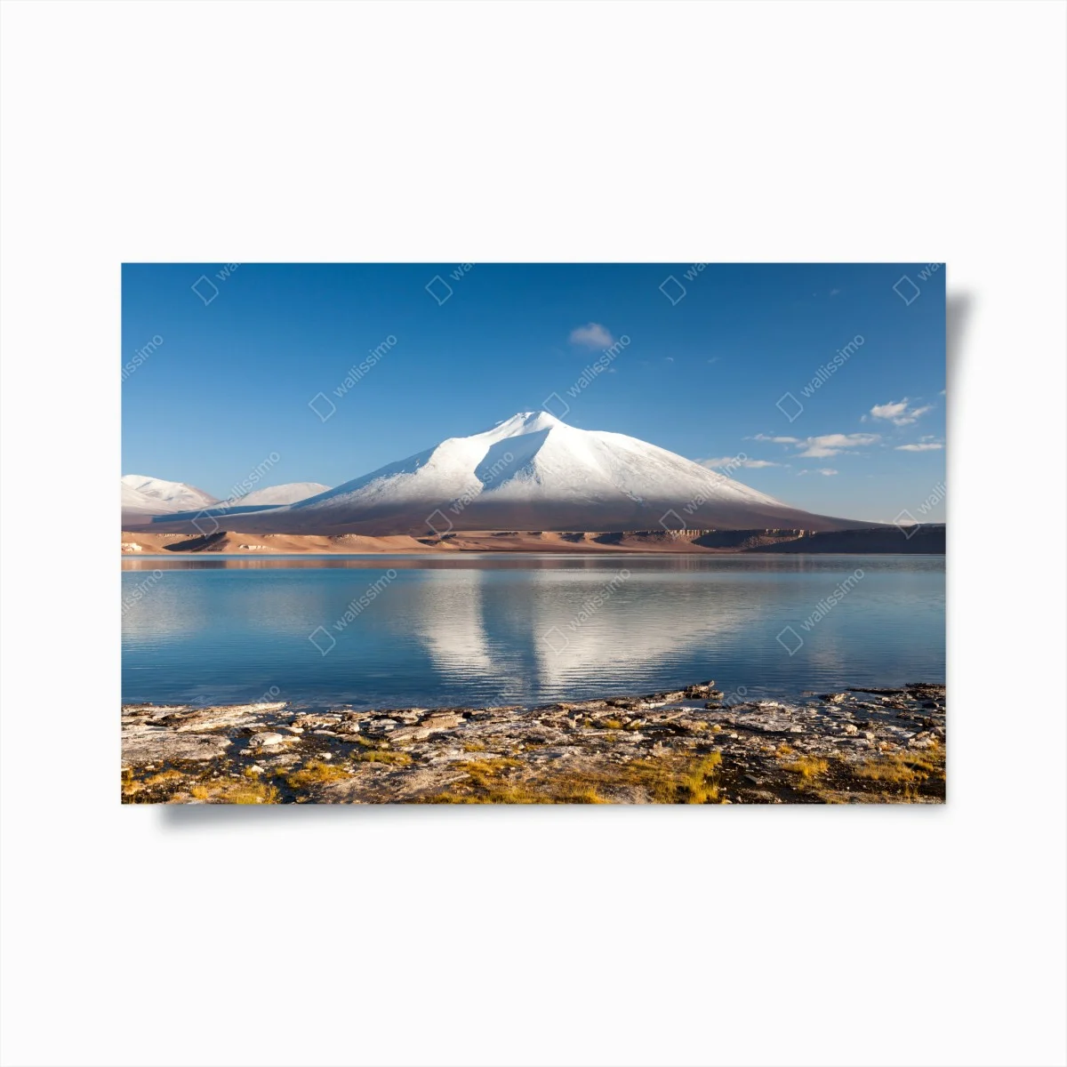 Poster reflet serein du volcan dans le désert d'Atacama – Wallnifity® Poster reflet serein du volcan dans le désert d'Atacama – Wallnifity®
