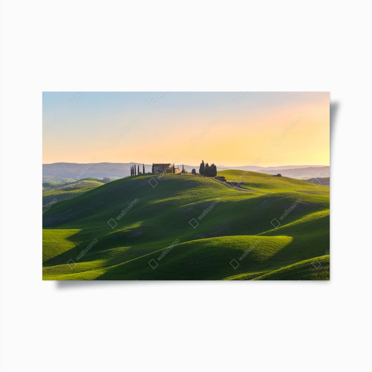 Poster douceur des collines de la Toscane au coucher du soleil – Wallnifity® Poster douceur des collines de la Toscane au coucher du soleil – Wallnifity®