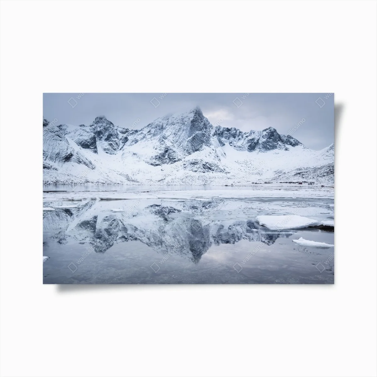 Poster reflets glacés du fjord norvégien – Wallnifity® Poster reflets glacés du fjord norvégien – Wallnifity®