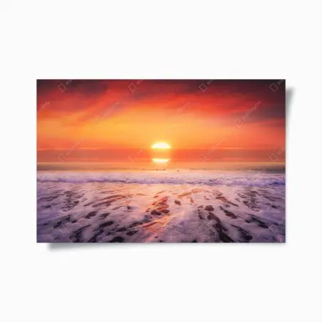 Poster coucher de soleil sur la plage – Wallnifity®
