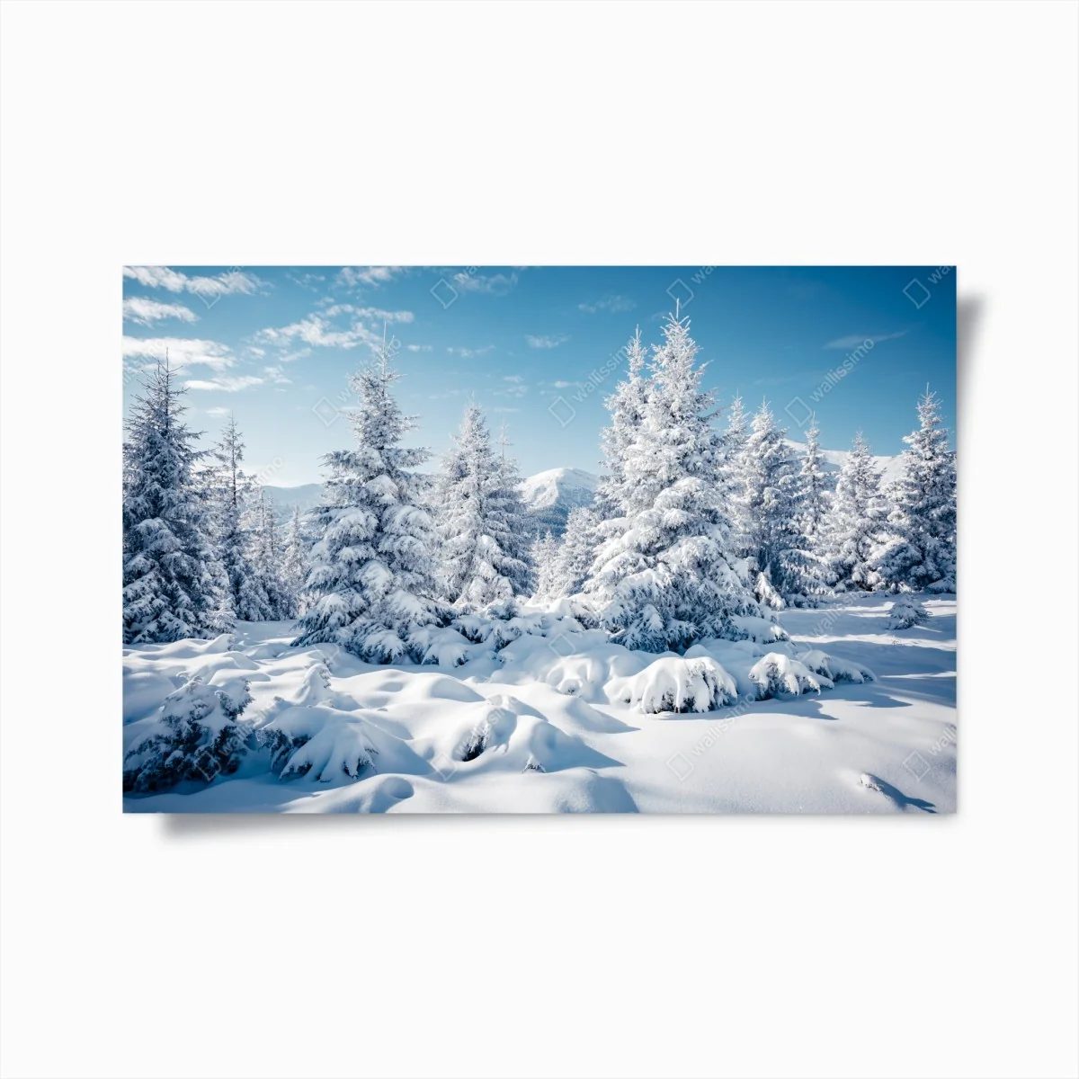 Poster forêt enneigée des Carpates – Wallnifity® Poster forêt enneigée des Carpates – Wallnifity®