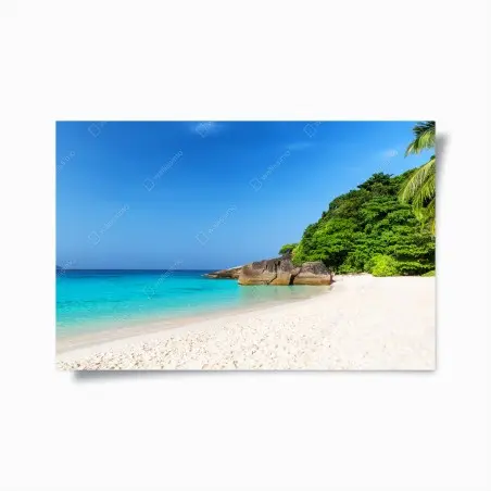 Poster paradis tropical des îles Similan – Wallnifity®