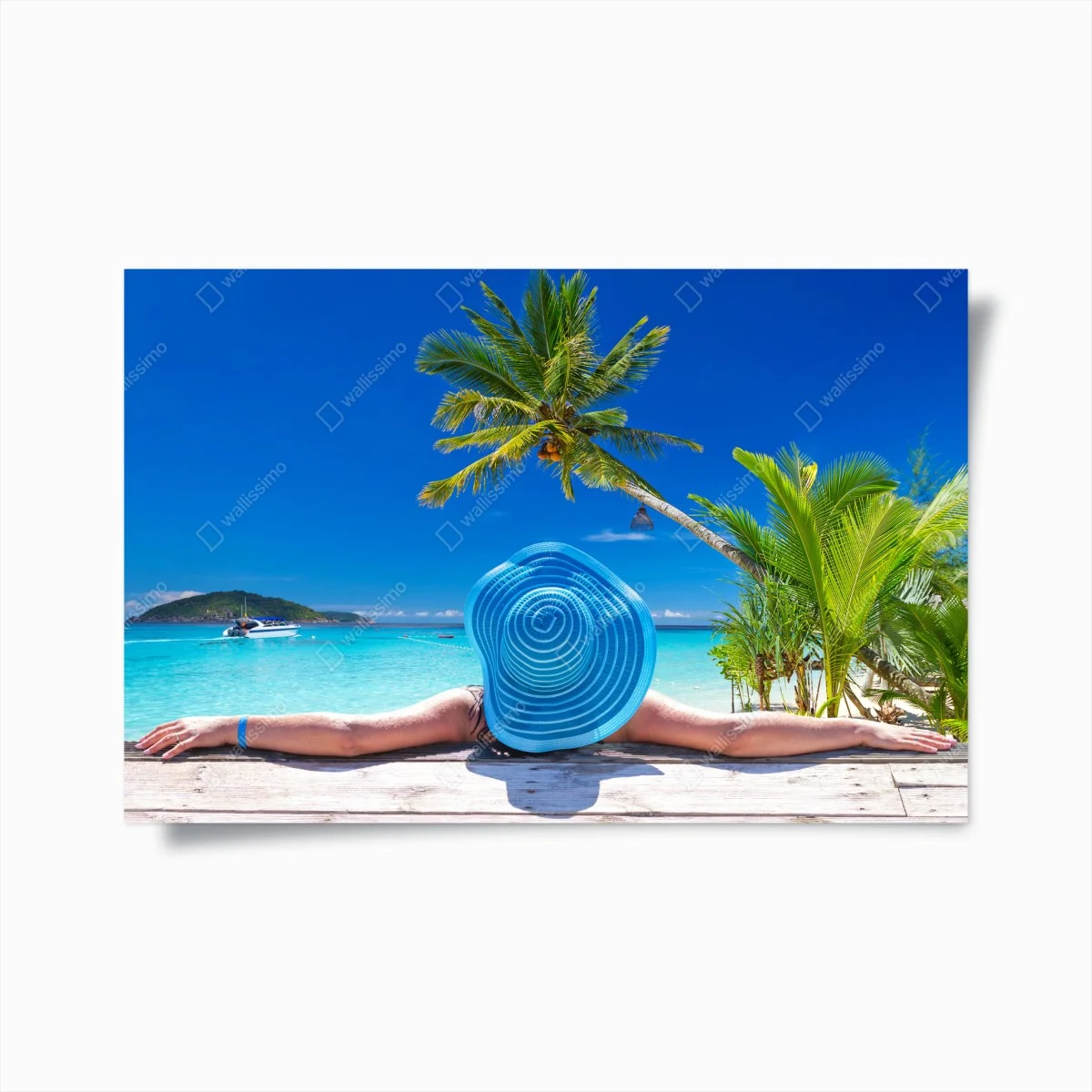 Poster détente sous les palmiers – Wallnifity® Poster détente sous les palmiers – Wallnifity®