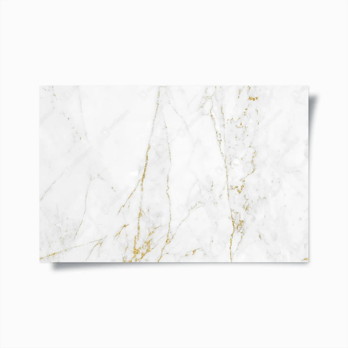 Poster marbre blanc aux veinures dorées – Wallnifity® Poster marbre blanc aux veinures dorées – Wallnifity®