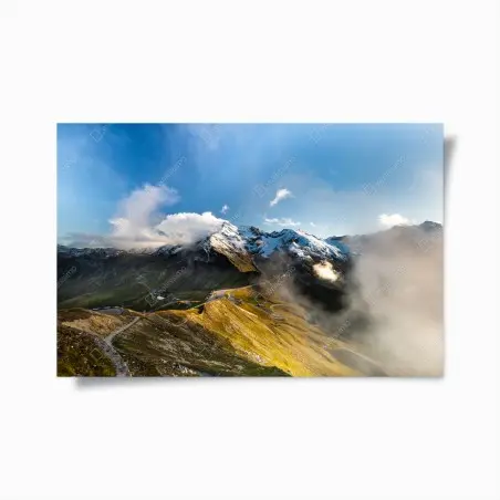 Poster route alpine du Grossglockner en Autriche – Wallnifity®