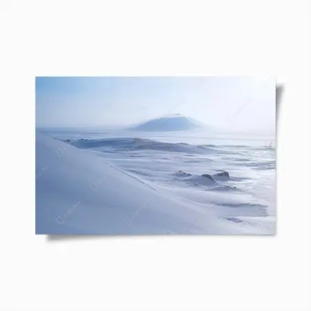 Poster horizon arctique immaculé — Chukotka – Wallnifity®