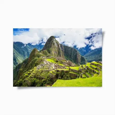 Poster vue panoramique de Machu Picchu – Wallnifity®