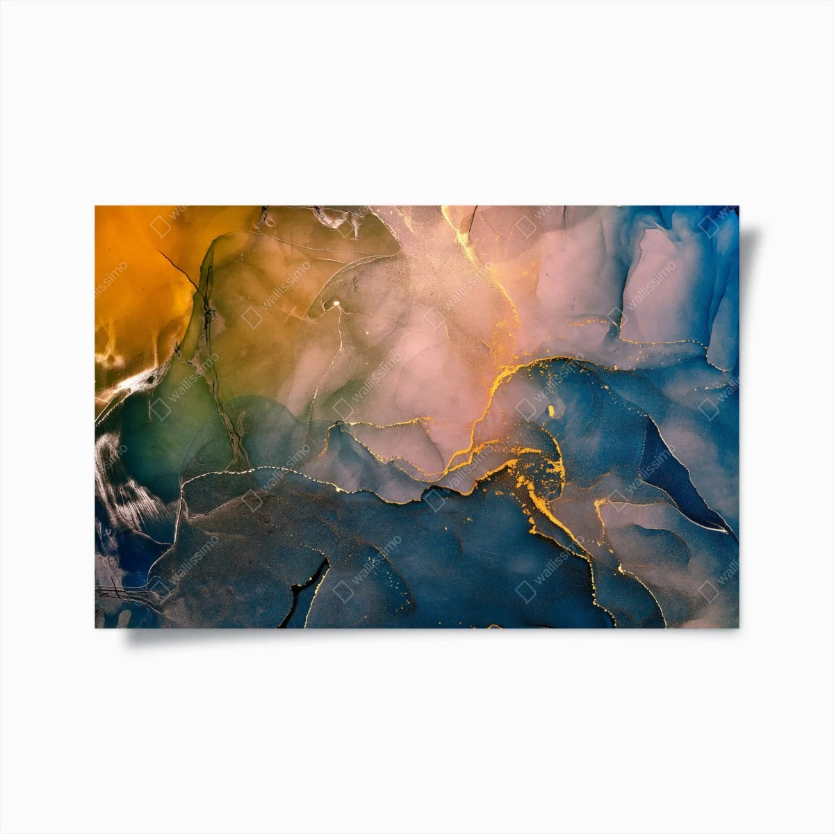Poster mouvement d'encre et d'or – Wallnifity® Poster mouvement d'encre et d'or – Wallnifity®