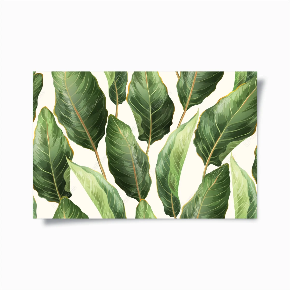 Poster motif tropical de grandes feuilles vertes – Wallnifity® Poster motif tropical de grandes feuilles vertes – Wallnifity®