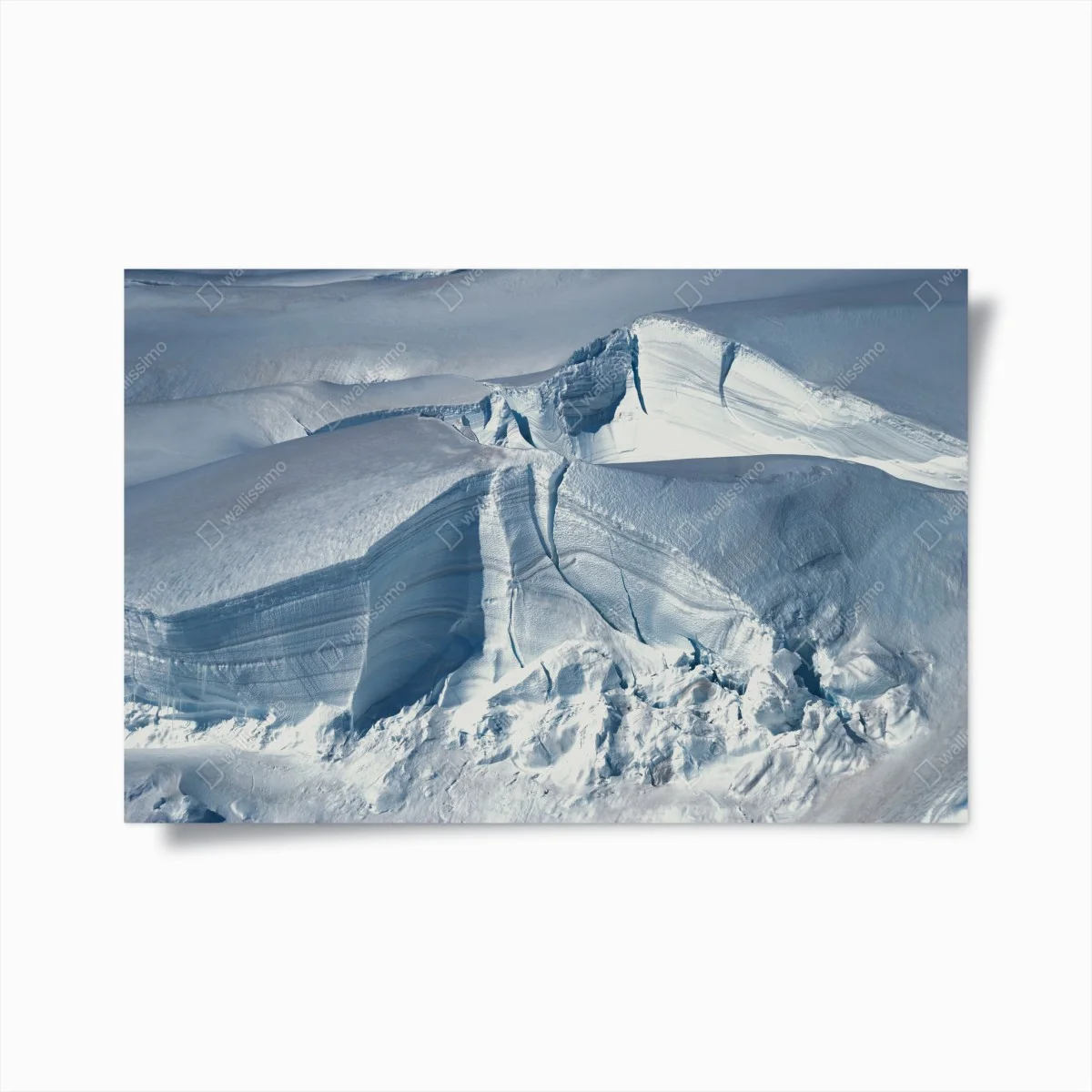 Poster texture de glace : panorama abstrait d'un glacier – Wallnifity® Poster texture de glace : panorama abstrait d'un glacier – Wallnifity®