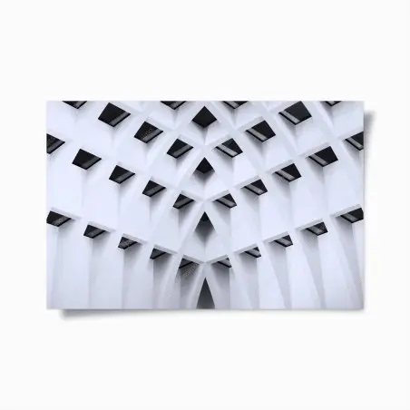 Poster voûte architecturale géométrique minimaliste – Wallnifity®