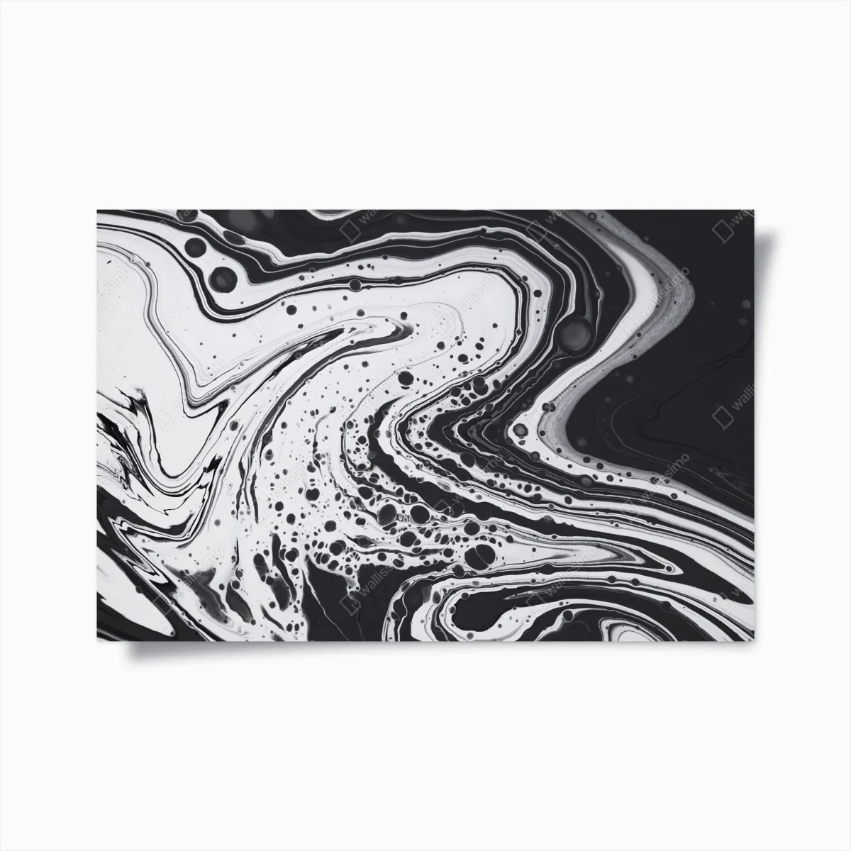 Poster abstraction marbrée en noir et blanc – Wallnifity® Poster abstraction marbrée en noir et blanc – Wallnifity®