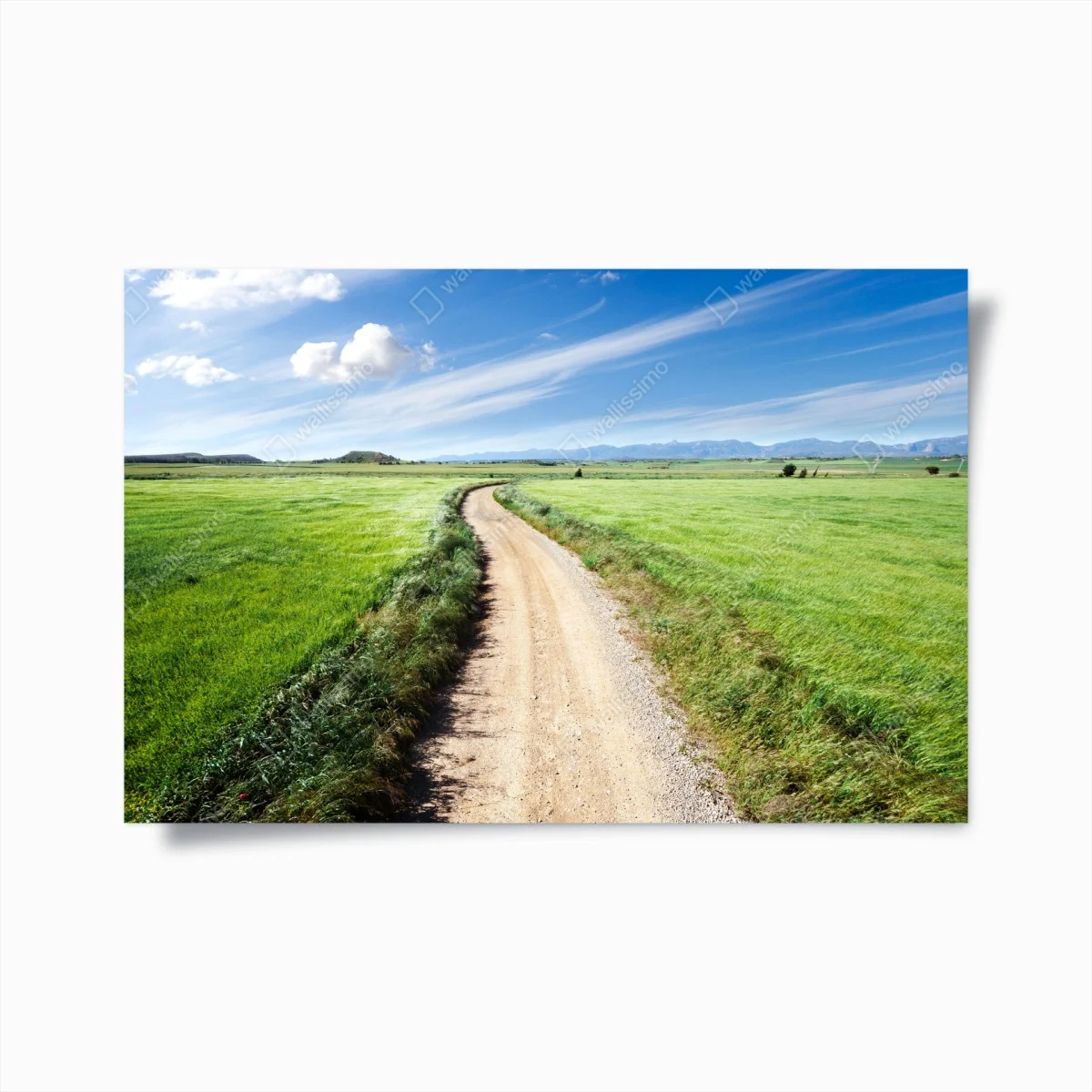Poster chemin campagnard sous ciel bleu – Wallnifity® Poster chemin campagnard sous ciel bleu – Wallnifity®