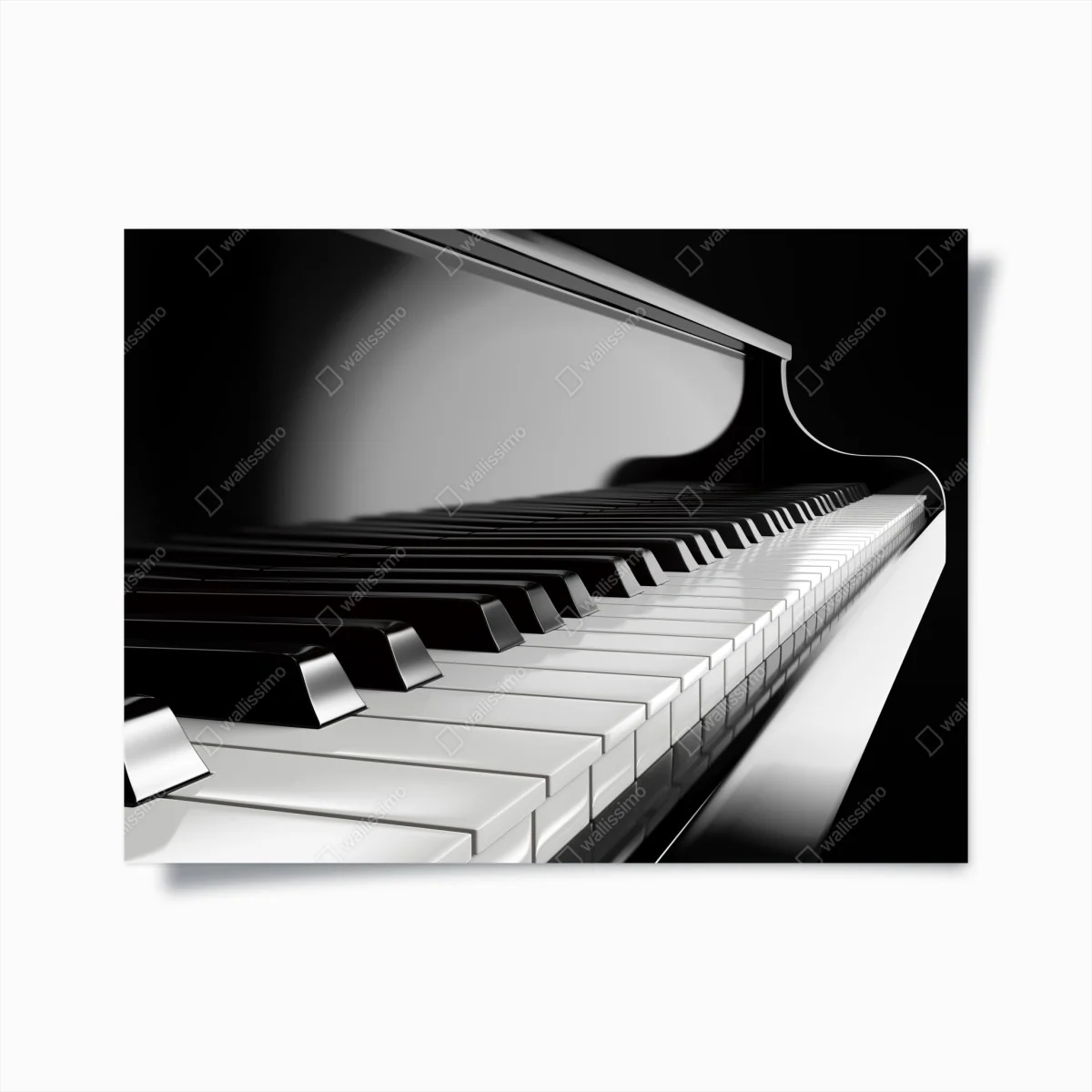 Poster élégance du piano en noir et blanc – Wallnifity® Poster élégance du piano en noir et blanc – Wallnifity®