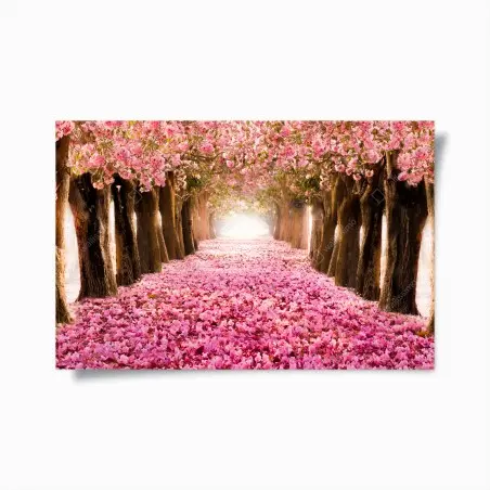 Poster allée de cerisiers en fleurs – Wallnifity®