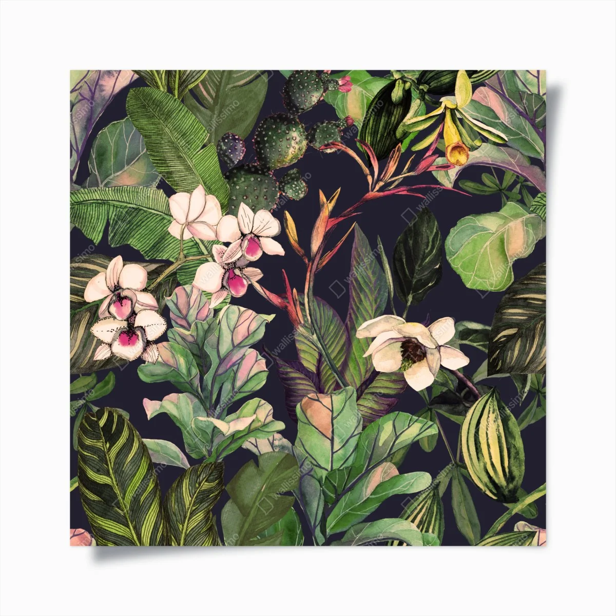 Poster jungle florale en aquarelle – Wallnifity® Poster jungle florale en aquarelle – Wallnifity®