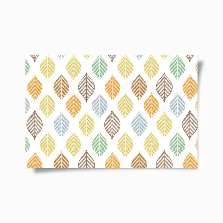 Poster motif feuilles pastel scandinave – Wallnifity®