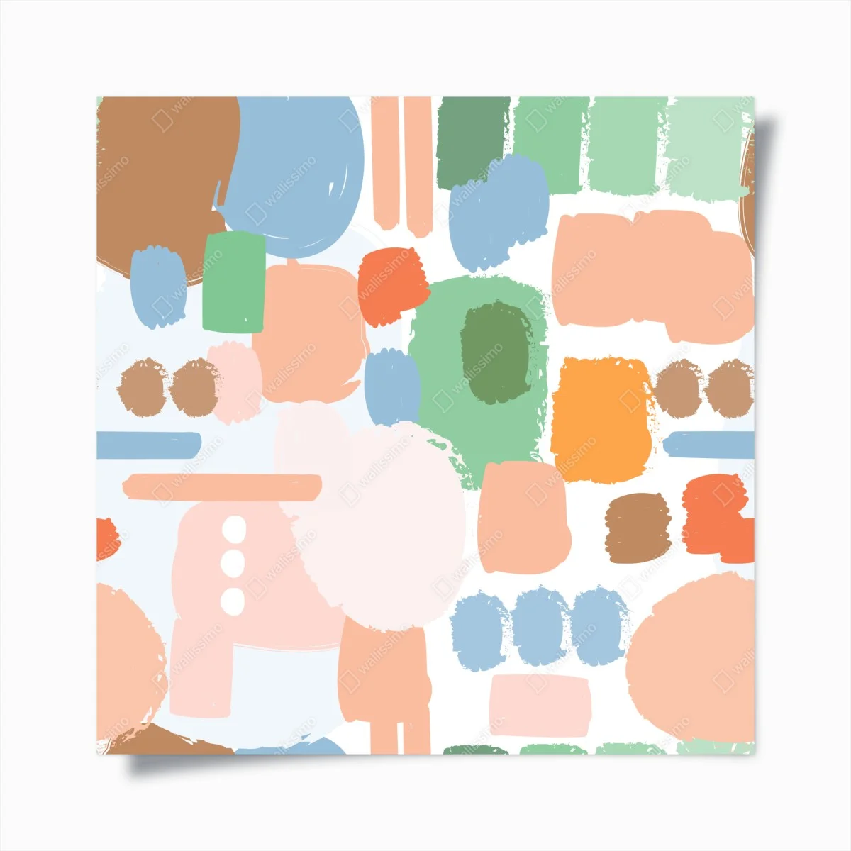 Poster composition abstraite de coups de pinceau pastel – Wallnifity® Poster composition abstraite de coups de pinceau pastel – Wallnifity®