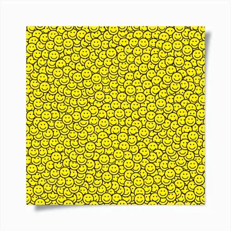 Poster océan de sourires jaunes – Wallnifity®