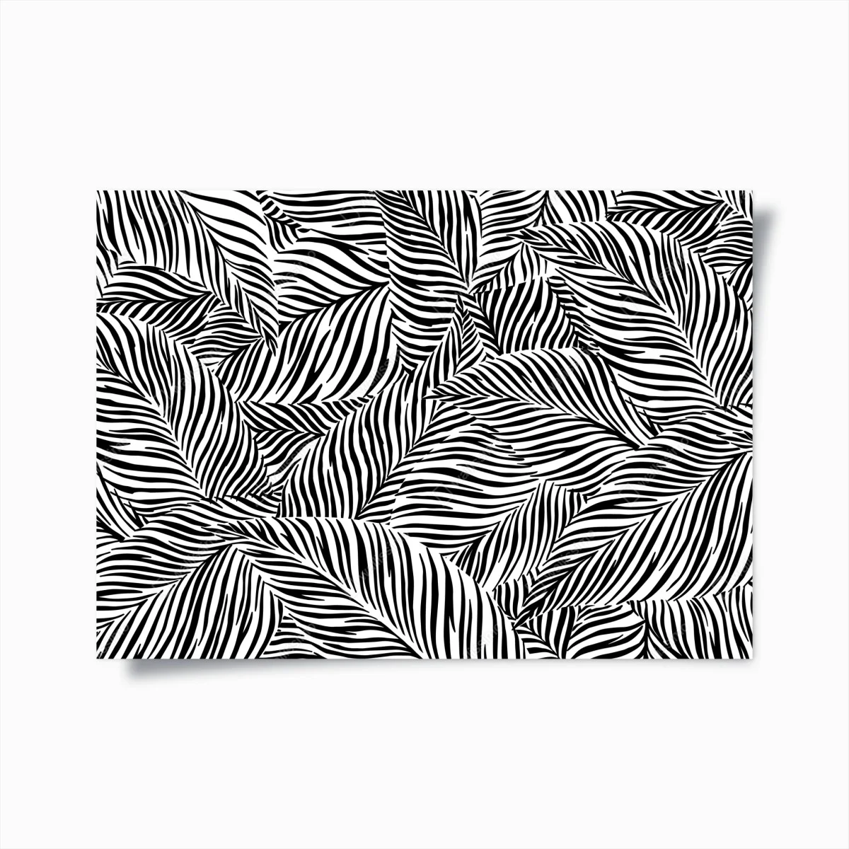 Poster feuillage graphique noir et blanc – Wallnifity® Poster feuillage graphique noir et blanc – Wallnifity®
