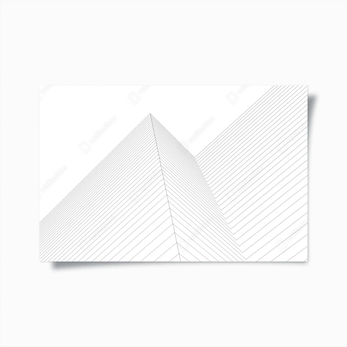 Poster pyramide de lignes minimalistes – Wallnifity® Poster pyramide de lignes minimalistes – Wallnifity®