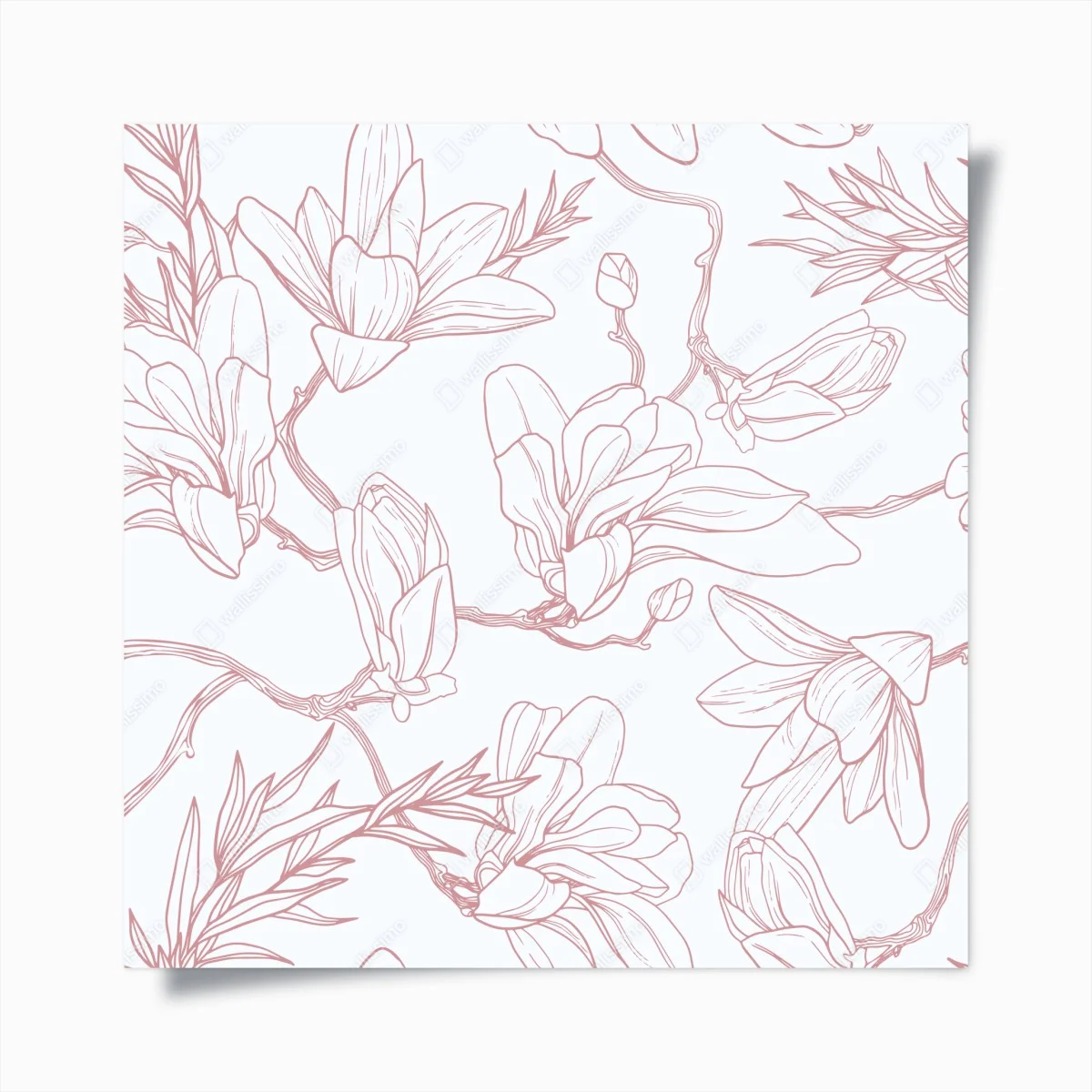 Poster motif magnolia délicat et aérien – Wallnifity® Poster motif magnolia délicat et aérien – Wallnifity®