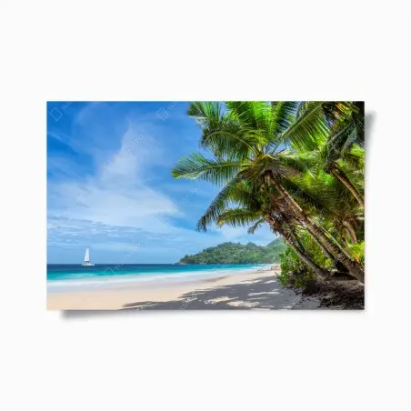 Poster havre tropical au bord de la mer – Wallnifity®