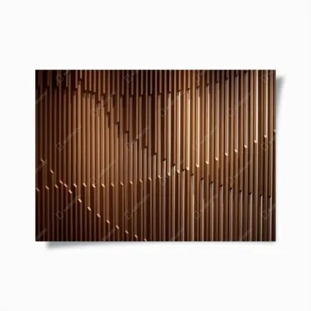 Poster motif vertical en bois pour décoration murale – Wallnifity®