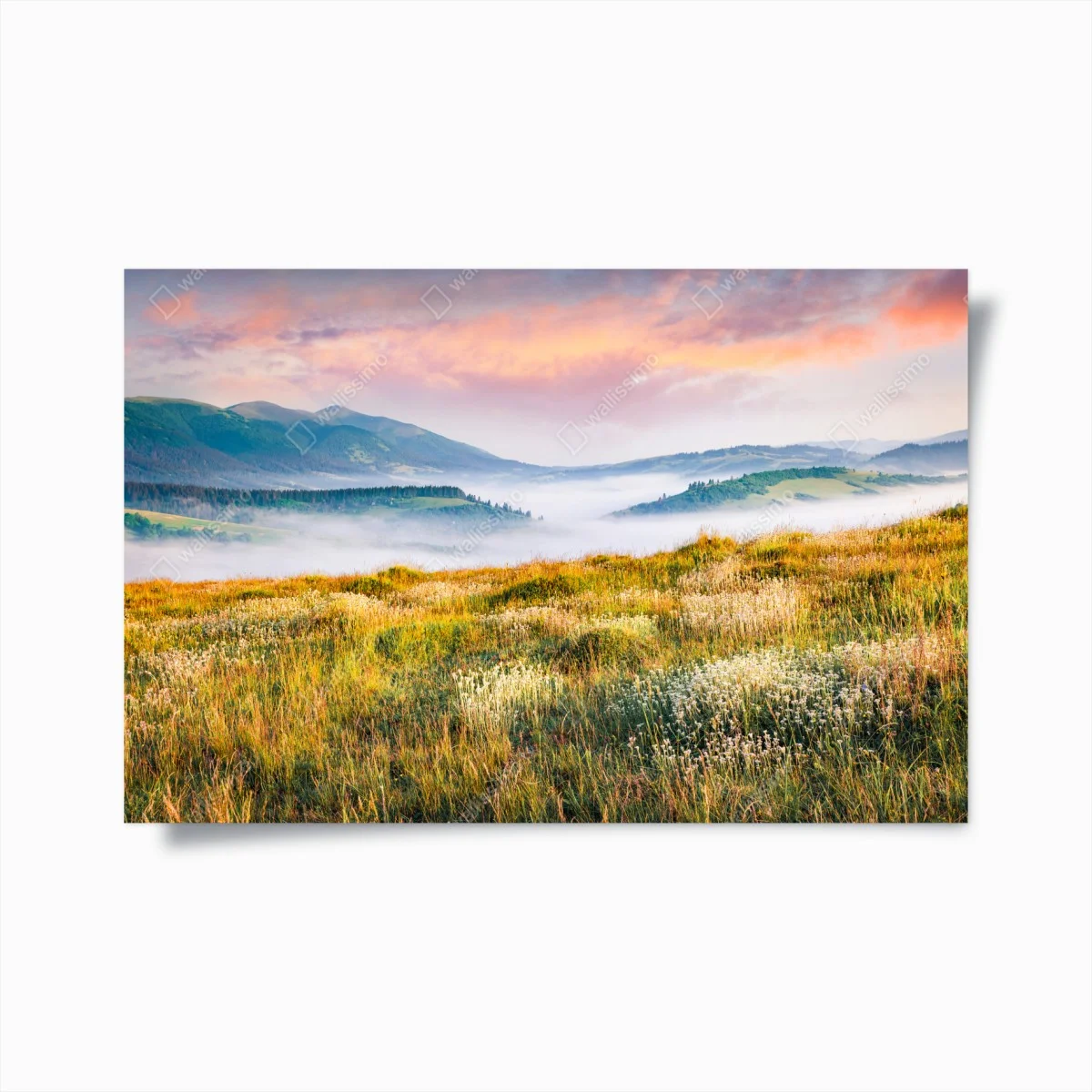 Poster aube brumeuse dans les Carpates – Wallnifity® Poster aube brumeuse dans les Carpates – Wallnifity®