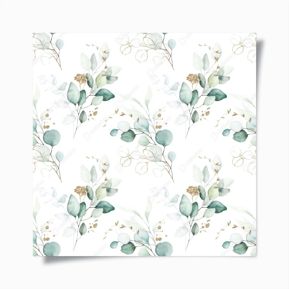 Poster motif botanique aquarelle eucalyptus doré – Wallnifity® Poster motif botanique aquarelle eucalyptus doré – Wallnifity®