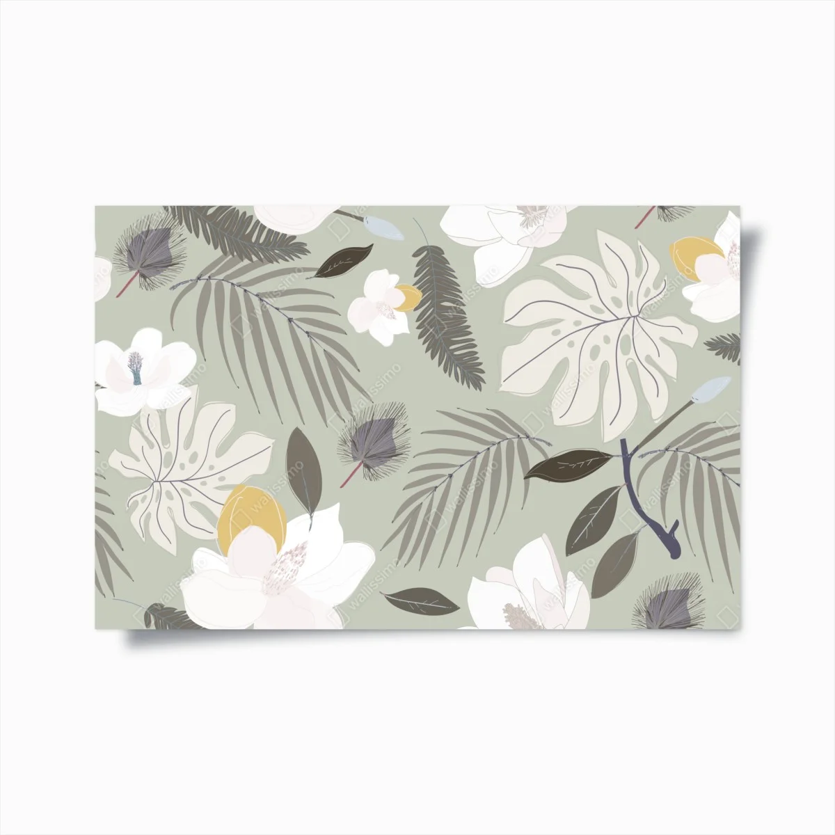 Poster motif botanique tropical pastel – Wallnifity® Poster motif botanique tropical pastel – Wallnifity®