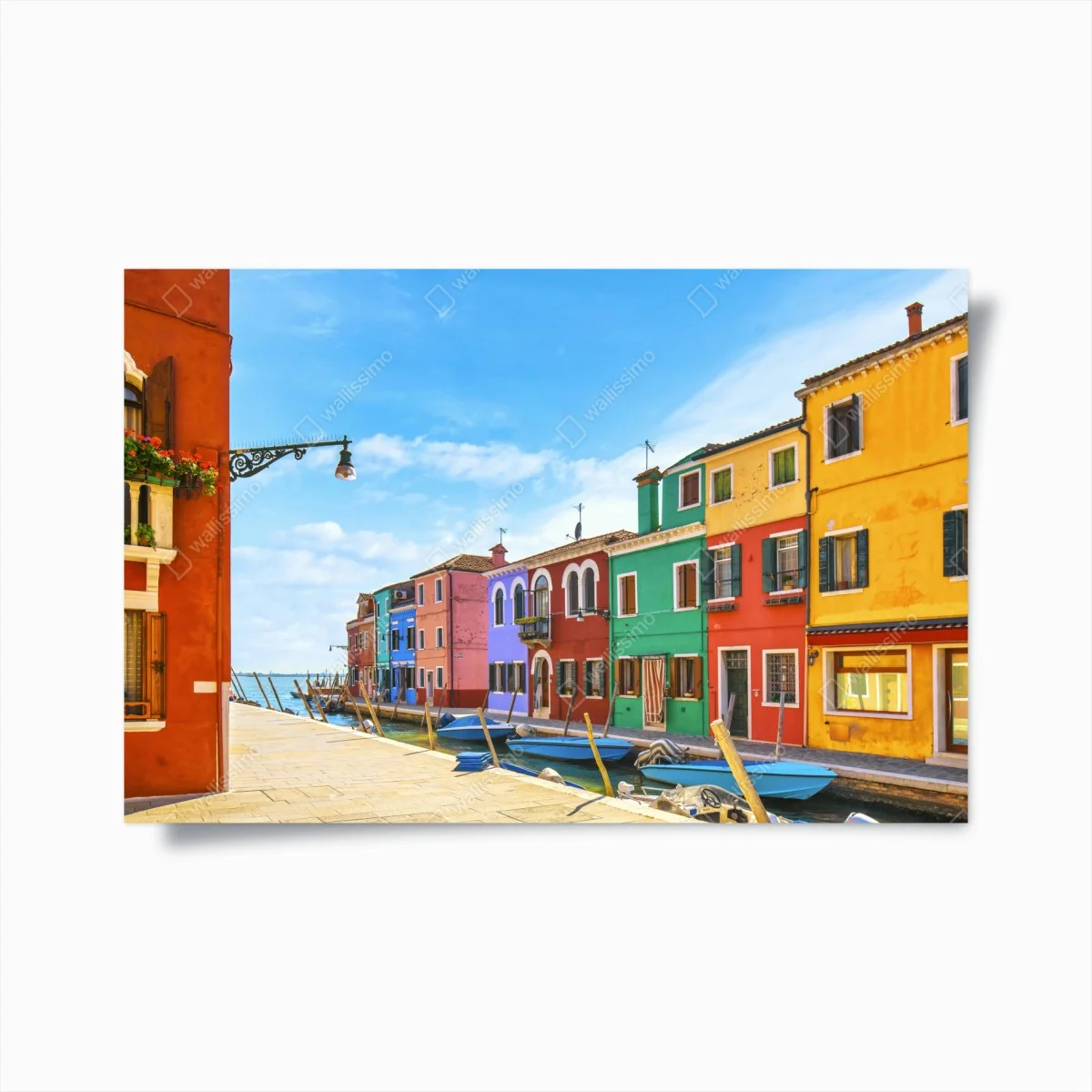 Poster ruelle colorée à Burano – Wallnifity® Poster ruelle colorée à Burano – Wallnifity®