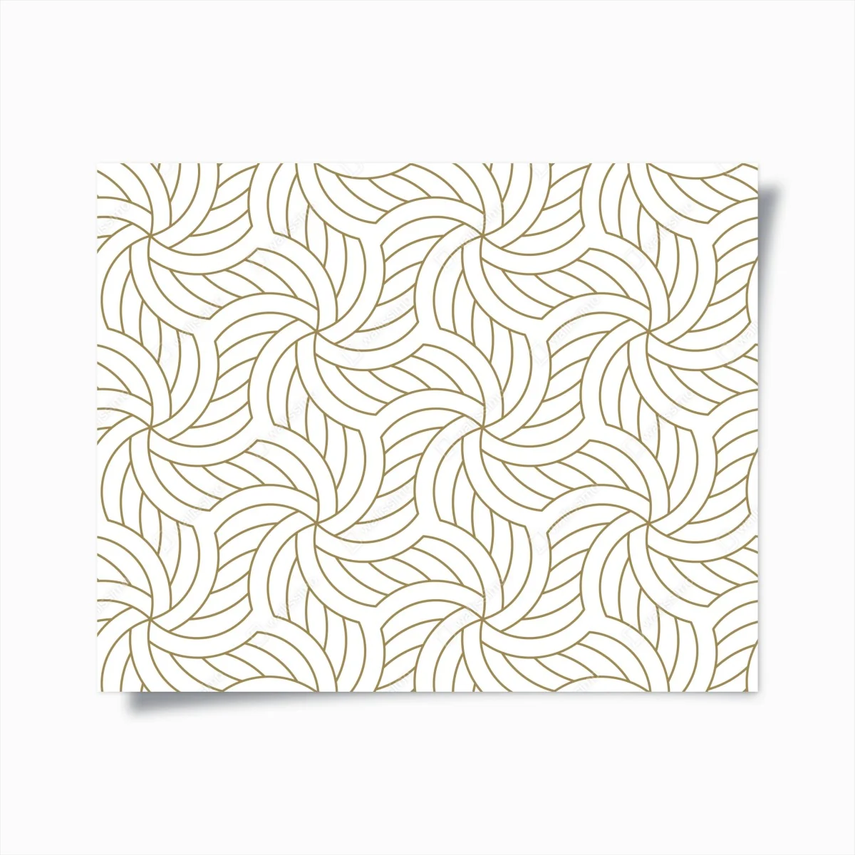 Poster motif géométrique doré en spirale – Wallnifity® Poster motif géométrique doré en spirale – Wallnifity®