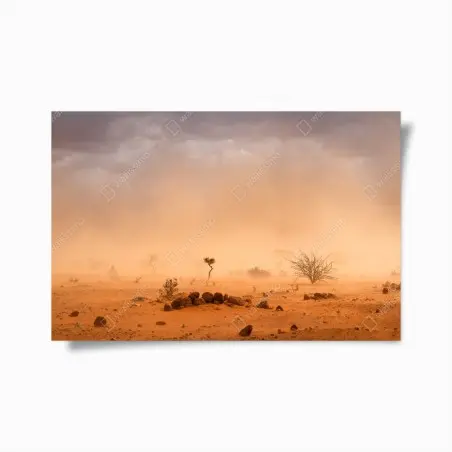Poster tempête de sable dans le camp de Dollo Ado – Wallnifity®