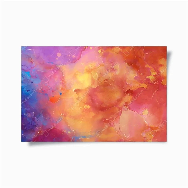 Poster éclat chromatique abstrait – Wallnifity® Poster éclat chromatique abstrait – Wallnifity®