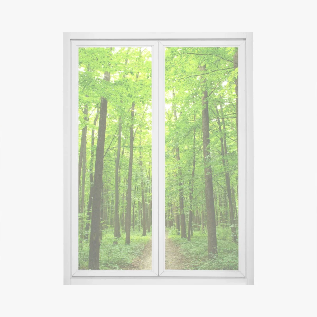 Sticker pour vitres et fenêtres chemin forestier verdoyant au cœur de la nature – Wallnifity® Sticker pour vitres et fenêtres chemin forestier verdoyant au cœur de la nature – Wallnifity®