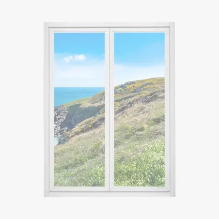 Sticker pour vitres et fenêtres sentier côtier vers Hor Point, St Ives – Wallnifity®