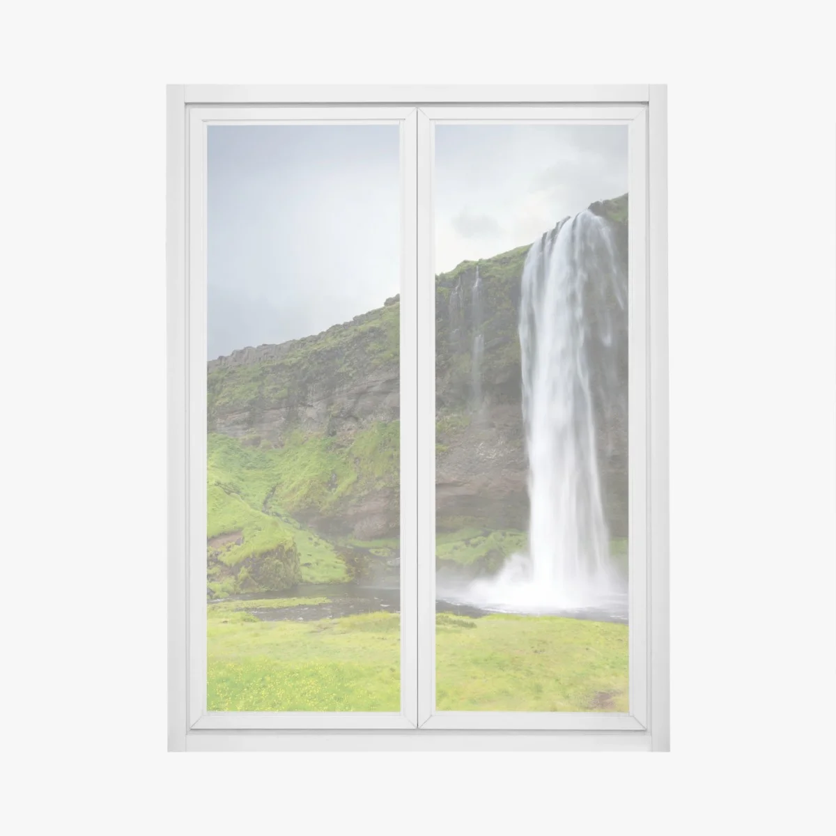 Sticker pour vitres et fenêtres cascade spectaculaire de Seljalandsfoss en Islande – Wallnifity® Sticker pour vitres et fenêtres cascade spectaculaire de Seljalandsfoss en Islande – Wallnifity®
