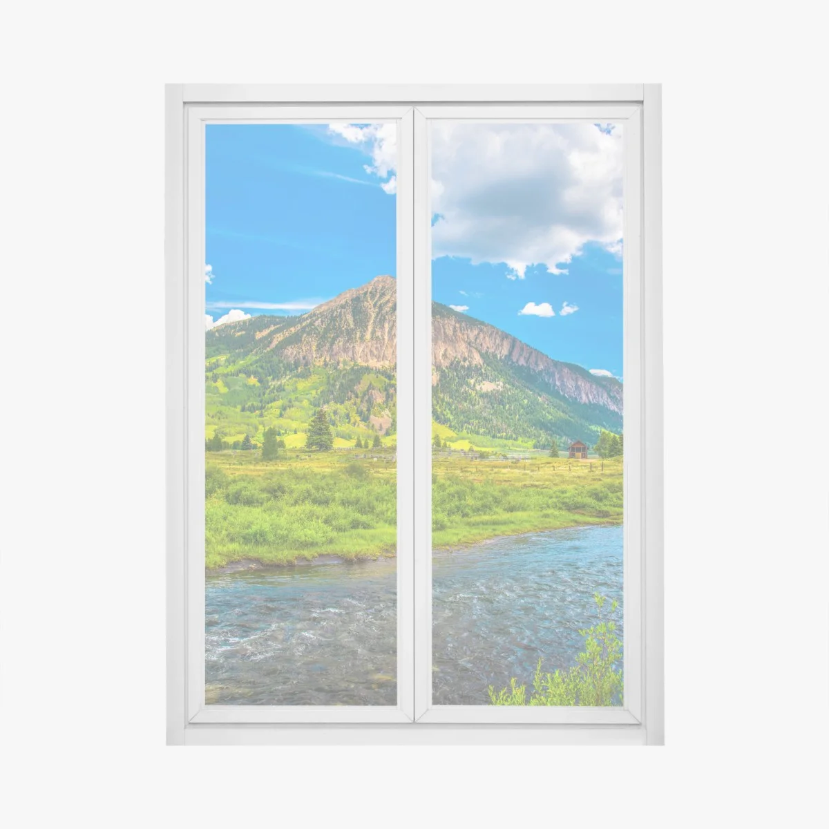 Sticker pour vitres et fenêtres sérénité alpine à Crested Butte – Wallnifity® Sticker pour vitres et fenêtres sérénité alpine à Crested Butte – Wallnifity®