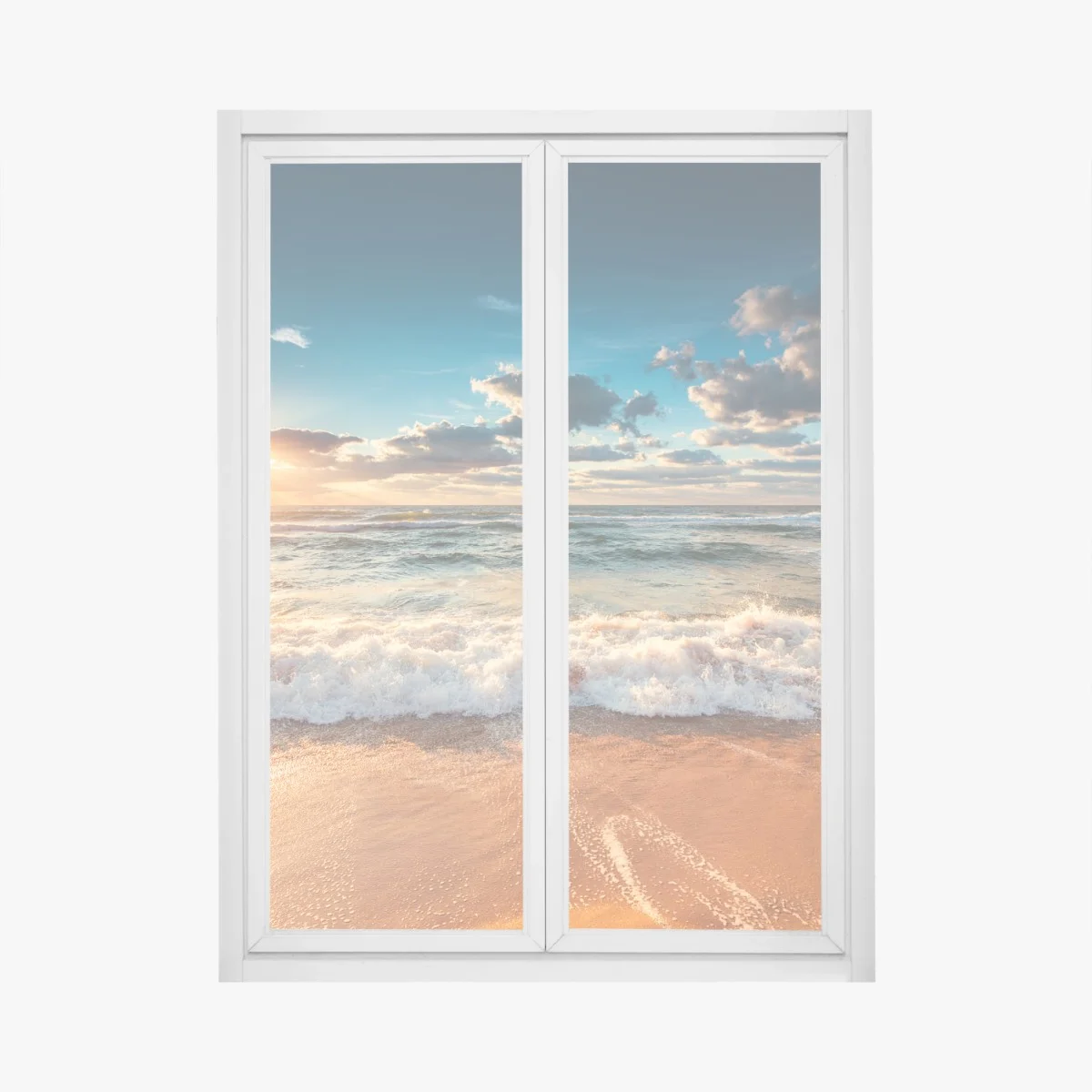 Sticker pour vitres et fenêtres lever de soleil doré sur la mer – Wallnifity® Sticker pour vitres et fenêtres lever de soleil doré sur la mer – Wallnifity®