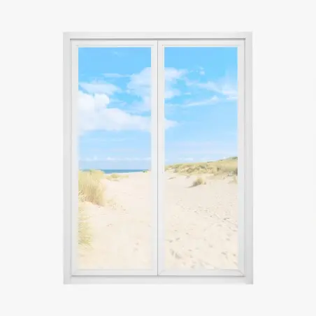 Sticker pour vitres et fenêtres brise marine à Ellenbogen, île de Sylt – Wallnifity®
