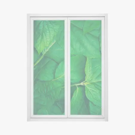 Sticker pour vitres et fenêtres feuillage vert luxuriant – Wallnifity®