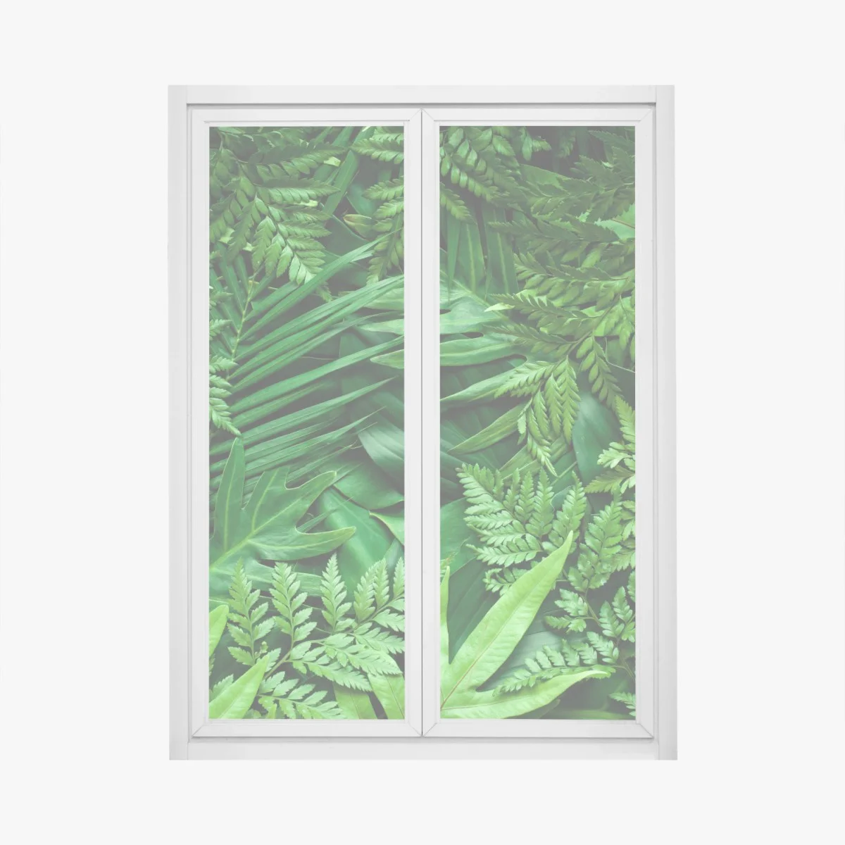 Sticker pour vitres et fenêtres végétation tropicale luxuriante – Wallnifity® Sticker pour vitres et fenêtres végétation tropicale luxuriante – Wallnifity®
