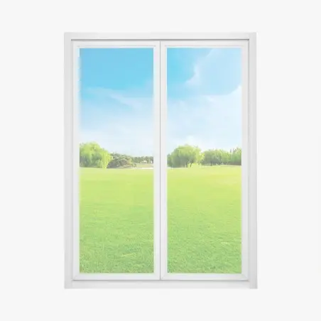 Sticker pour vitres et fenêtres prairie verdoyante au printemps – Wallnifity®