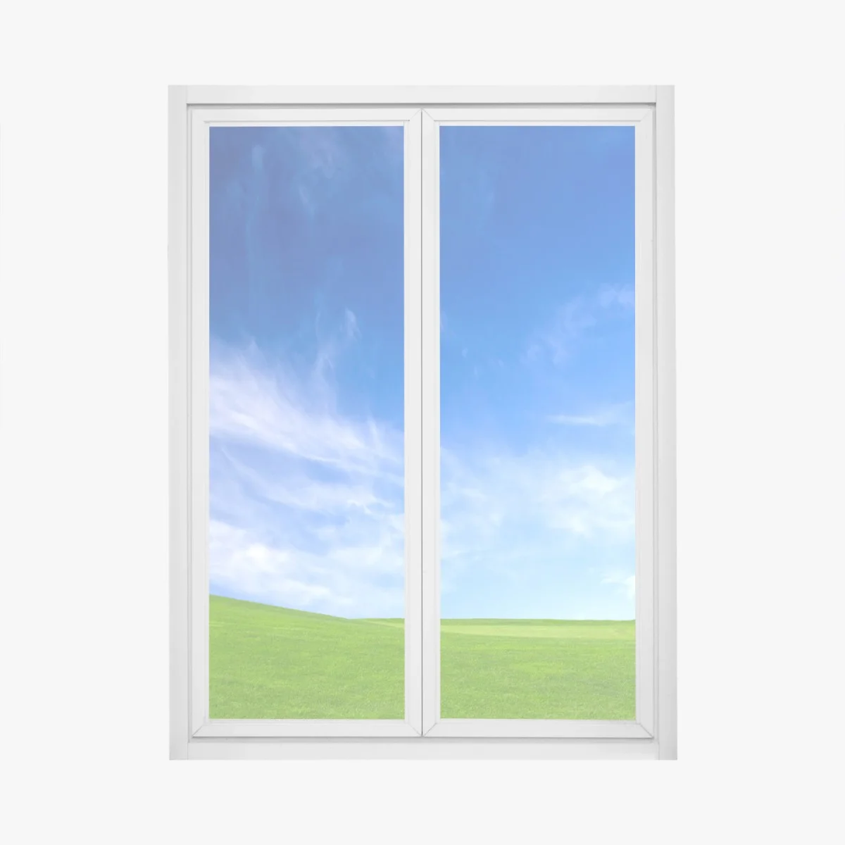 Sticker pour vitres et fenêtres prairie verdoyante sous ciel azur – Wallnifity® Sticker pour vitres et fenêtres prairie verdoyante sous ciel azur – Wallnifity®