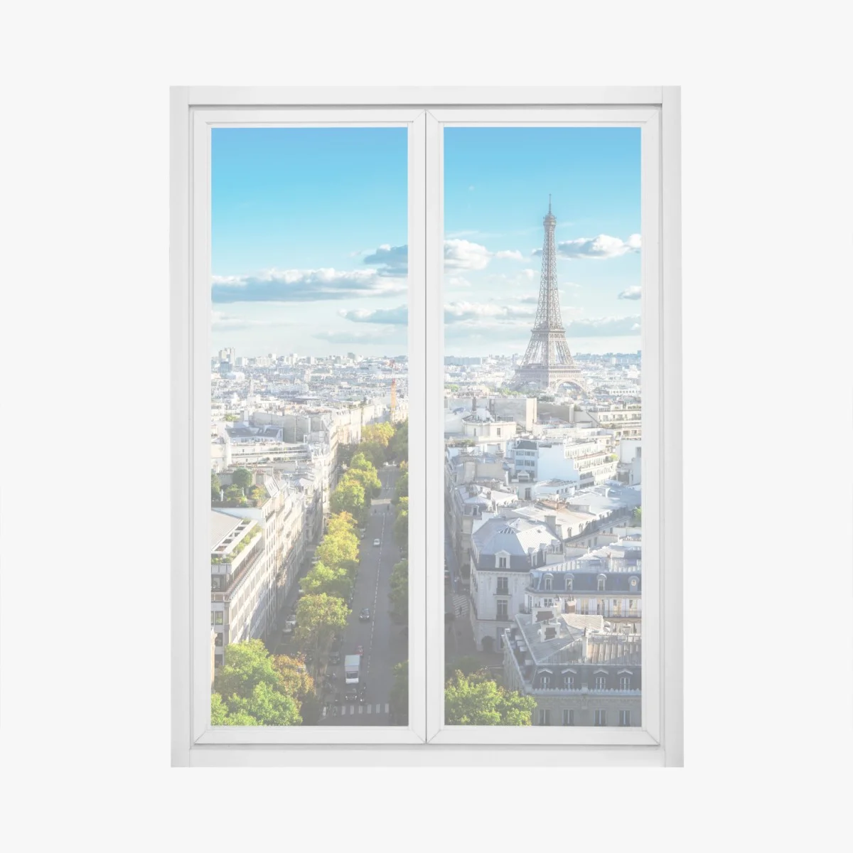 Sticker pour vitres et fenêtres vue aérienne de Paris avec la Tour Eiffel – Wallnifity® Sticker pour vitres et fenêtres vue aérienne de Paris avec la Tour Eiffel – Wallnifity®