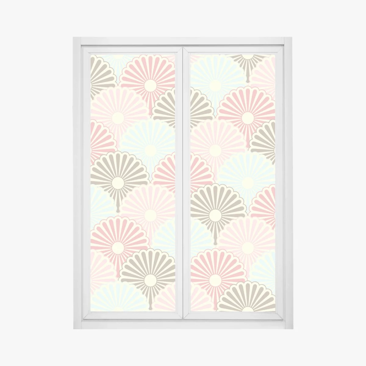Sticker pour vitres et fenêtres motif floral rétro aux pastels délicats – Wallnifity® Sticker pour vitres et fenêtres motif floral rétro aux pastels délicats – Wallnifity®
