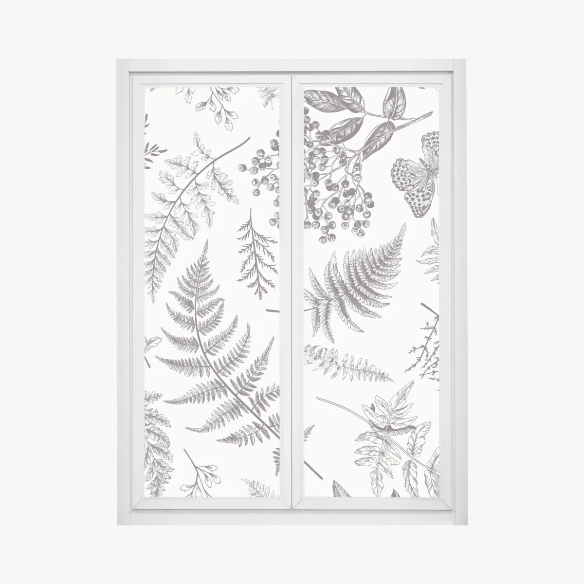 Sticker pour vitres et fenêtres motif botanique délicat en noir et blanc – Wallnifity® Sticker pour vitres et fenêtres motif botanique délicat en noir et blanc – Wallnifity®