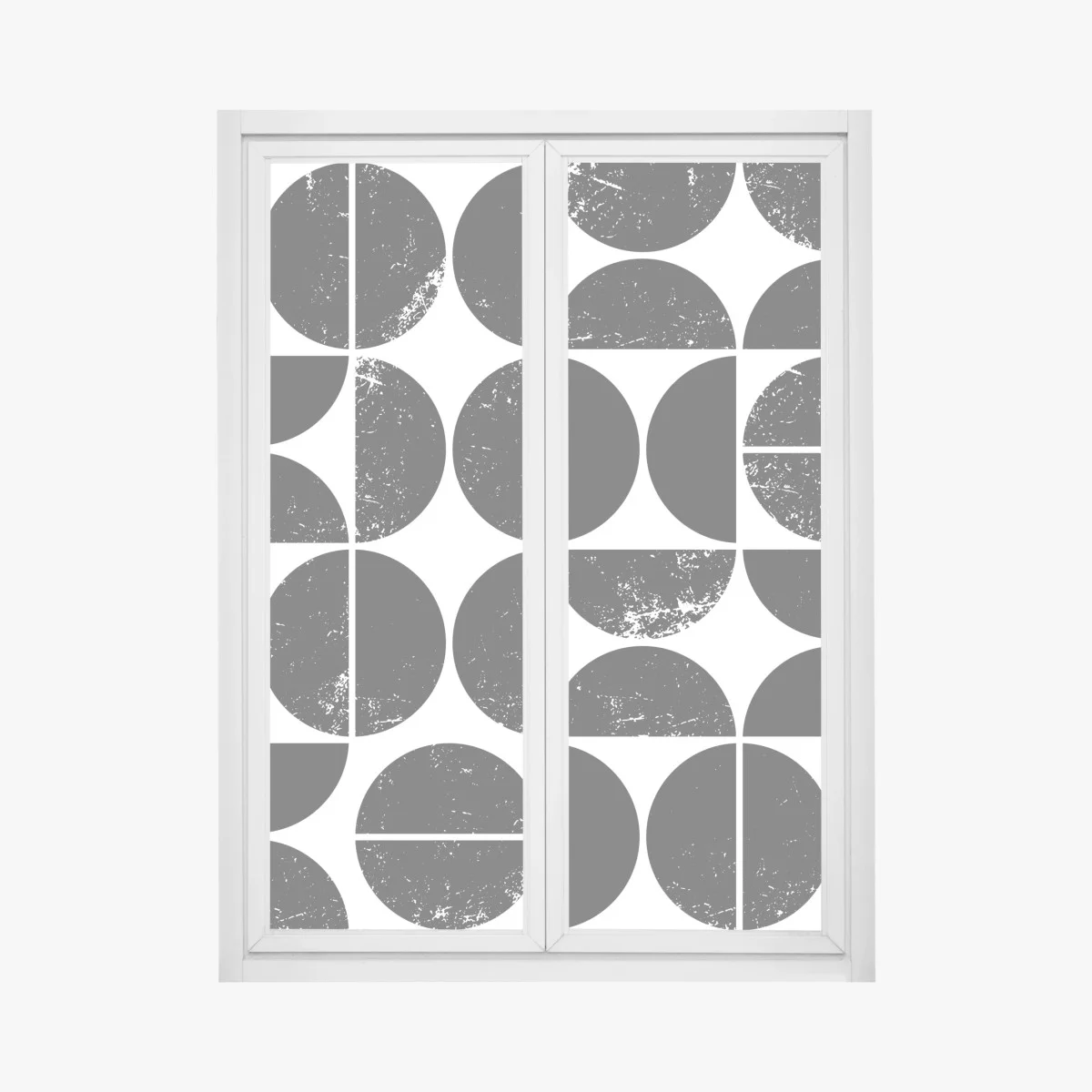 Sticker pour vitres et fenêtres motif géométrique de cercles noirs et blancs texturés – Wallnifity® Sticker pour vitres et fenêtres motif géométrique de cercles noirs et blancs texturés – Wallnifity®